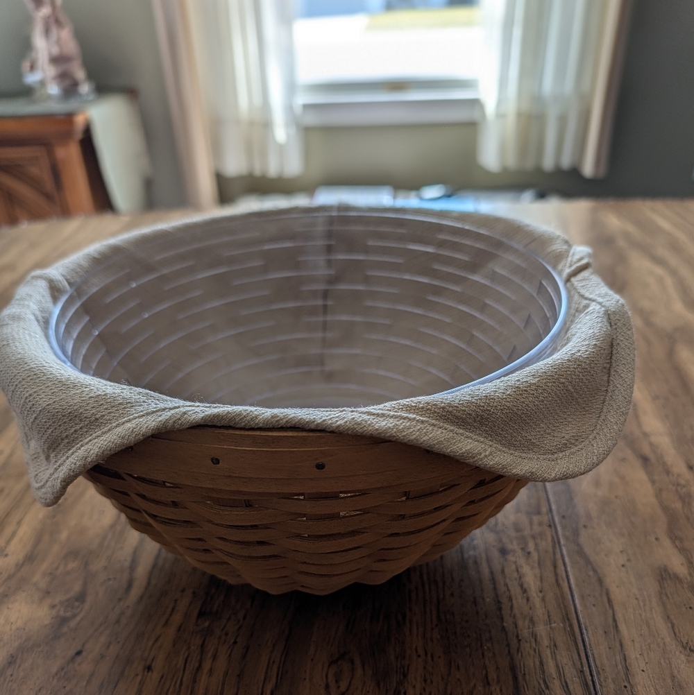 Longaberger 11" Bowl Basket Set